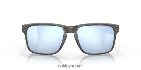 Oakley holbrook woodgrain kokoelma prizm syvän veden polarisoidut linssit, puusyistä kehys silmälasit 2T48V466