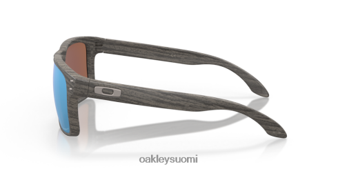Oakley holbrook woodgrain kokoelma prizm syvän veden polarisoidut linssit, puusyistä kehys silmälasit 2T48V466