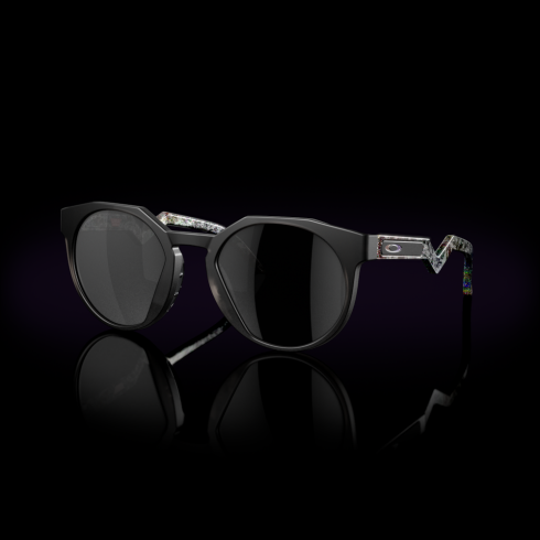 Oakley hstn (low bridge fit) verve-kokoelma Prim mustat polarisoidut linssit, mattaharmaa savukehys silmälasit 2T48V41014