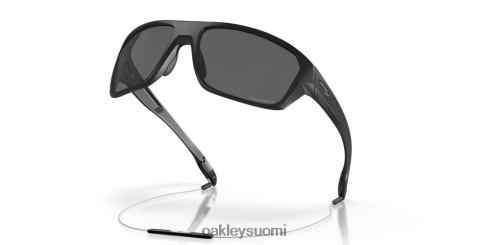 Oakley jaettu laukaus Prim mustat polarisoidut linssit, mattamusta kehys silmälasit 2T48V4301