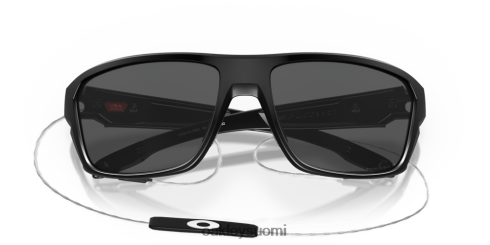 Oakley jaettu laukaus Prim mustat polarisoidut linssit, mattamusta kehys silmälasit 2T48V4301
