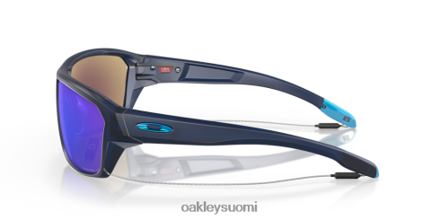 Oakley jaettu laukaus Prim safiiri polarisoidut linssit, matta läpikuultava sininen kehys silmälasit 2T48V4298