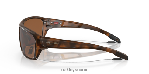 Oakley jaettu laukaus Prim volframipolarisoidut linssit, matta kilpikonnarunko silmälasit 2T48V4297