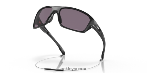 Oakley jaettu laukaus primin harmaat linssit, musta mustekehys silmälasit 2T48V4305