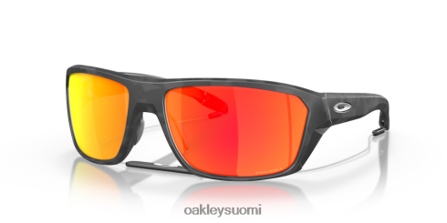 Oakley jaettu laukaus prizm rubiinilinssit, mattamusta camo-kehys silmälasit 2T48V4303