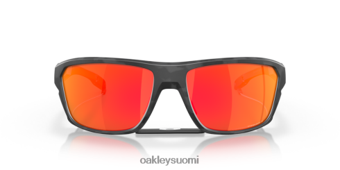 Oakley jaettu laukaus prizm rubiinilinssit, mattamusta camo-kehys silmälasit 2T48V4303