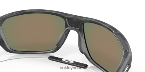 Oakley jaettu laukaus prizm rubiinilinssit, mattamusta camo-kehys silmälasit 2T48V4303