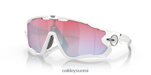 Oakley jawbreaker prizm lumikokoelma prizm lumisafiirilinssit, kiillotettu valkoinen kehys silmälasit 2T48V4881