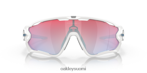 Oakley jawbreaker prizm lumikokoelma prizm lumisafiirilinssit, kiillotettu valkoinen kehys silmälasit 2T48V4881