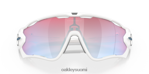 Oakley jawbreaker prizm lumikokoelma prizm lumisafiirilinssit, kiillotettu valkoinen kehys silmälasit 2T48V4881