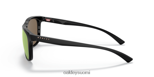Oakley johtolinja prizm rose gold polarisoidut linssit, kiillotettu musta kehys silmälasit 2T48V41072