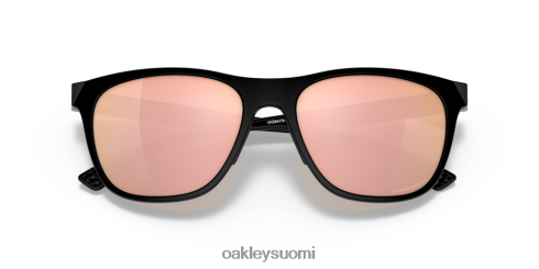 Oakley johtolinja prizm rose gold polarisoidut linssit, kiillotettu musta kehys silmälasit 2T48V41072