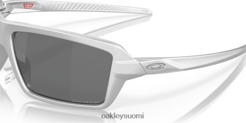Oakley kaapelit x-silver kokoelma Prim mustat polarisoidut linssit, x-hopeakehys silmälasit 2T48V4676
