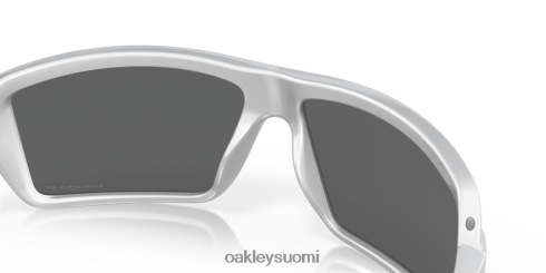 Oakley kaapelit x-silver kokoelma Prim mustat polarisoidut linssit, x-hopeakehys silmälasit 2T48V4676