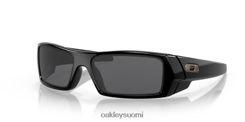Oakley kaasukannu harmaat linssit, kiillotettu musta kehys silmälasit 2T48V4313