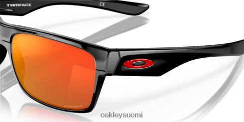 Oakley kaksipuolinen prim rubiinilinssit, kiillotettu musta kehys silmälasit 2T48V4692