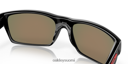 Oakley kaksipuolinen prim rubiinilinssit, kiillotettu musta kehys silmälasit 2T48V4692