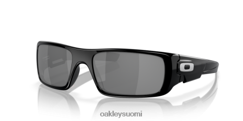 Oakley kampiakseli mustat iridiumlinssit, kiillotettu musta kehys silmälasit 2T48V4248