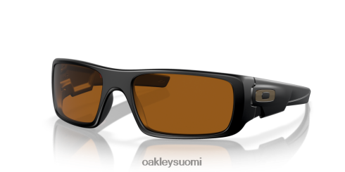 Oakley kampiakseli tummat pronssiset linssit, mattamusta kehys silmälasit 2T48V4250