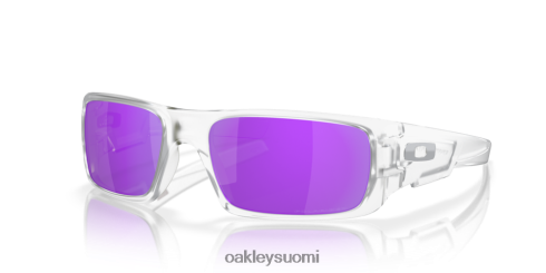 Oakley kampiakseli violetti iridium polarisoidut linssit, matta kirkas kehys silmälasit 2T48V4254