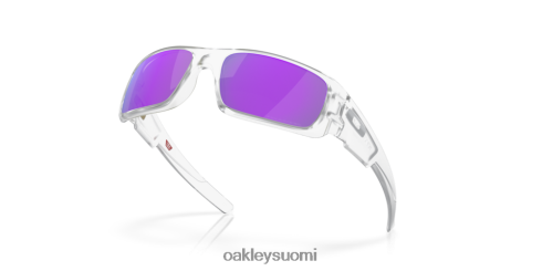 Oakley kampiakseli violetti iridium polarisoidut linssit, matta kirkas kehys silmälasit 2T48V4254