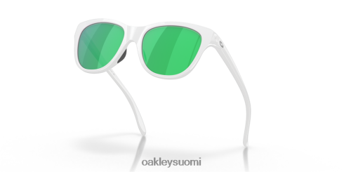 Oakley kestää jade iridium linssit, kiillotettu valkoinen kehys silmälasit 2T48V4915