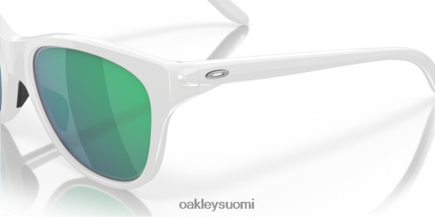 Oakley kestää jade iridium linssit, kiillotettu valkoinen kehys silmälasit 2T48V4915