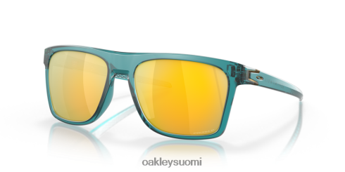 Oakley leffingwell prizm 24k polarisoidut linssit, matta artic surf kehys silmälasit 2T48V4185