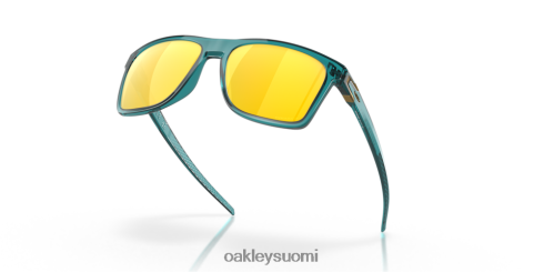 Oakley leffingwell prizm 24k polarisoidut linssit, matta artic surf kehys silmälasit 2T48V4185
