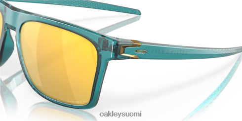 Oakley leffingwell prizm 24k polarisoidut linssit, matta artic surf kehys silmälasit 2T48V4185
