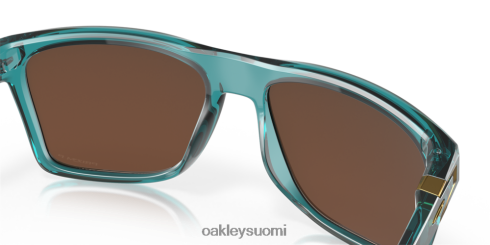 Oakley leffingwell prizm 24k polarisoidut linssit, matta artic surf kehys silmälasit 2T48V4185