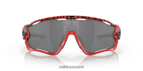 Oakley leuanmurtaja punainen tiikeri prim mustat linssit, punainen tiikerikehys silmälasit 2T48V4259