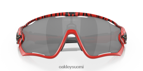 Oakley leuanmurtaja punainen tiikeri prim mustat linssit, punainen tiikerikehys silmälasit 2T48V4259
