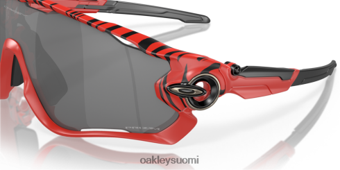 Oakley leuanmurtaja punainen tiikeri prim mustat linssit, punainen tiikerikehys silmälasit 2T48V4259