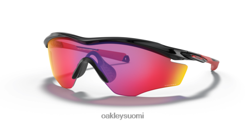Oakley m2 runko xl prizm road linssit, kiillotettu musta kehys silmälasit 2T48V4176