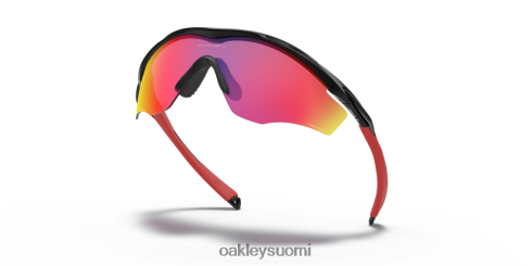 Oakley m2 runko xl prizm road linssit, kiillotettu musta kehys silmälasit 2T48V4176