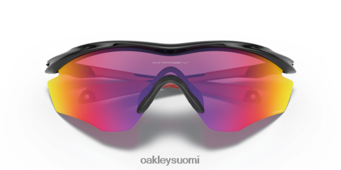 Oakley m2 runko xl prizm road linssit, kiillotettu musta kehys silmälasit 2T48V4176