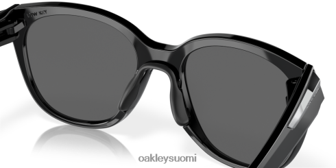 Oakley matala sävellaji Prim mustat polarisoidut linssit, kiillotettu musta kehys silmälasit 2T48V4943