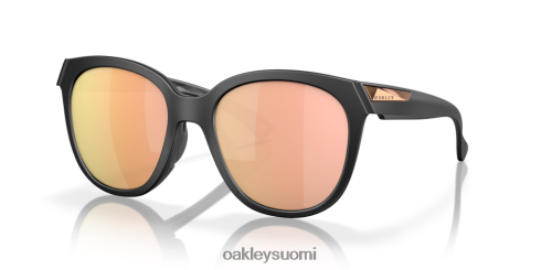 Oakley matala sävellaji prizm rose gold polarisoidut linssit, mattamusta kehys silmälasit 2T48V4941