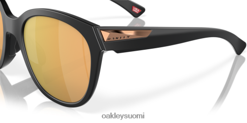 Oakley matala sävellaji prizm rose gold polarisoidut linssit, mattamusta kehys silmälasit 2T48V4941