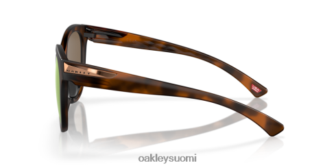 Oakley matala sävellaji prizm rose gold polarisoidut linssit, mattaruskea kilpikonnarunko silmälasit 2T48V4944