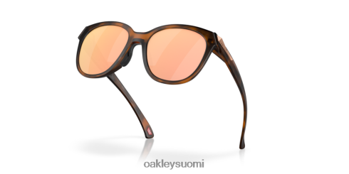 Oakley matala sävellaji prizm rose gold polarisoidut linssit, mattaruskea kilpikonnarunko silmälasit 2T48V4944