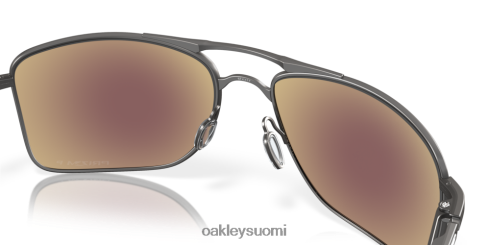 Oakley mittari 8 Prim safiiri polarisoidut linssit, matta gunmetal runko silmälasit 2T48V4513