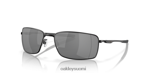 Oakley neliömäinen lanka mustat iridiumpolarisoidut linssit, mattamusta kehys silmälasit 2T48V4496
