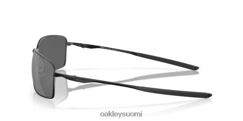 Oakley neliömäinen lanka mustat iridiumpolarisoidut linssit, mattamusta kehys silmälasit 2T48V4496