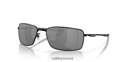 Oakley neliömäinen lanka prim mustat linssit, kiillotettu musta kehys silmälasit 2T48V4497