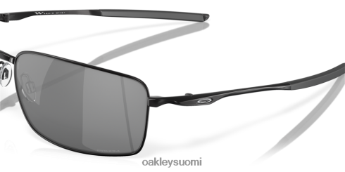 Oakley neliömäinen lanka prim mustat linssit, kiillotettu musta kehys silmälasit 2T48V4497