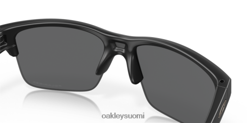 Oakley ohut linkki mustat iridiumpolarisoidut linssit, mattamusta kehys silmälasit 2T48V4895