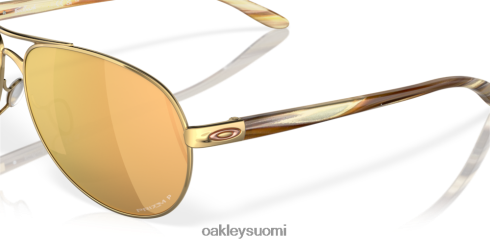 Oakley palautetta prizm rose gold polarisoidut linssit, kiillotettu kultakehys silmälasit 2T48V4483