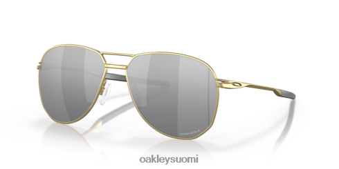 Oakley peräkkäin prim mustat linssit, satiinikultakehys silmälasit 2T48V4426